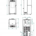 Stufa a pellet Ecofire Nadia 12 Palazzetti beige